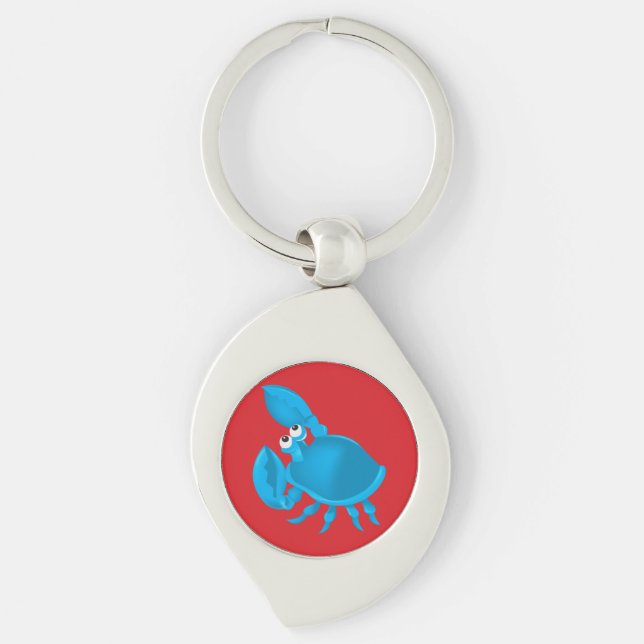 Cartoon crab key ring (Front)