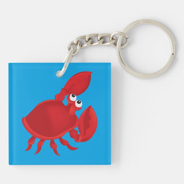 Cartoon crab key ring (Back)