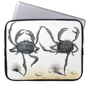 Cartoon Crab Laptop Sleeve