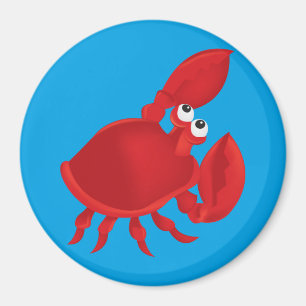 Cartoon crab magnet
