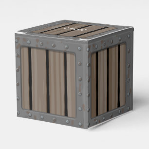 Cartoon Crate Favour Box
