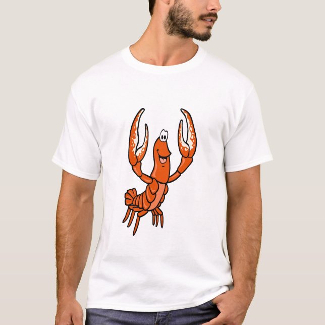 Cartoon Crawfish T-Shirt (Front)
