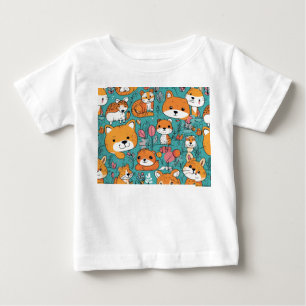 Cartoon Craze: Adorable Baby Tee Collection"?