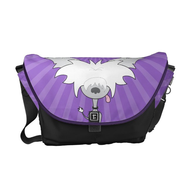 Cartoon Crestie Messenger Bag (Front)