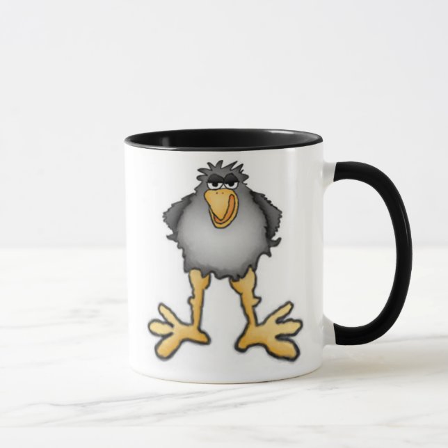 Cartoon Crow Mug (Right)