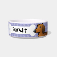 Cartoon Dachshund (longhair)