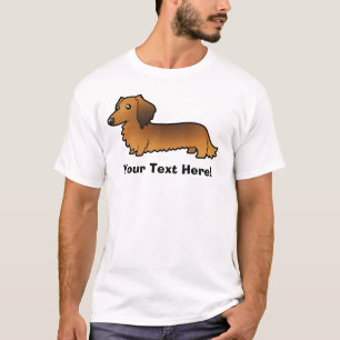 Cartoon Dachshund (longhair) T-Shirt