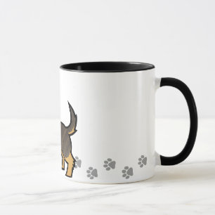 Cartoon Dachshund (wirehair) Mug