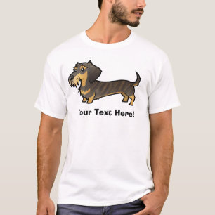 Cartoon Dachshund (wirehair) T-Shirt