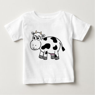 Cartoon Dairy Cow Shirt! Baby T-Shirt