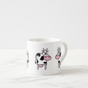 Cartoon Dairy Cows Espresso Mug