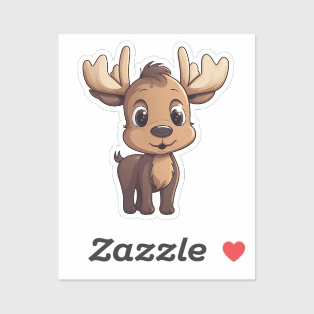  Cartoon deer illustration (Sheet)