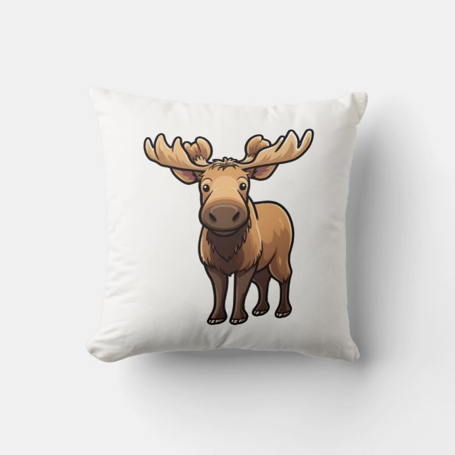  Cartoon deer illustration Cushion (Front)