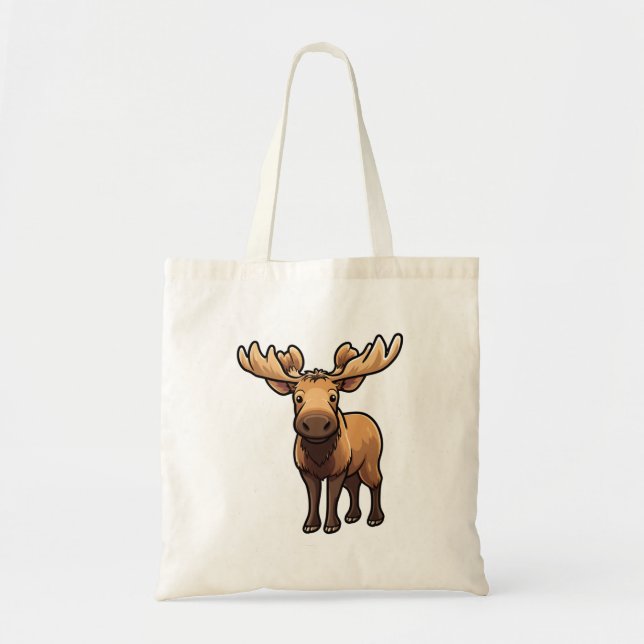  Cartoon deer illustration Tote Bag (Front)