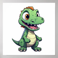 Cartoon dinosaur illustration