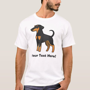 Cartoon Doberman Pinscher (floppy ears) T-Shirt