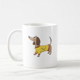 Cartoon dog coffee mug