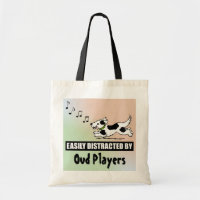 Cartoon Dog Easily Distracted by Oud Players
