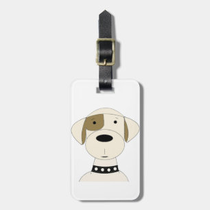 Cartoon Dog Luggage Tag