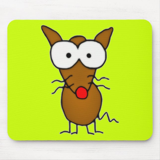 Cartoon Dog Mouse Pad (Front)