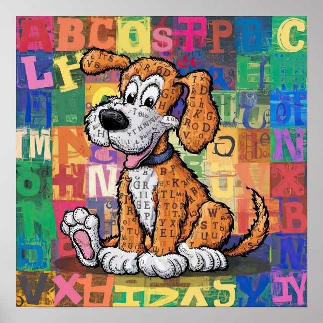 Cartoon Dog Poster (Front)