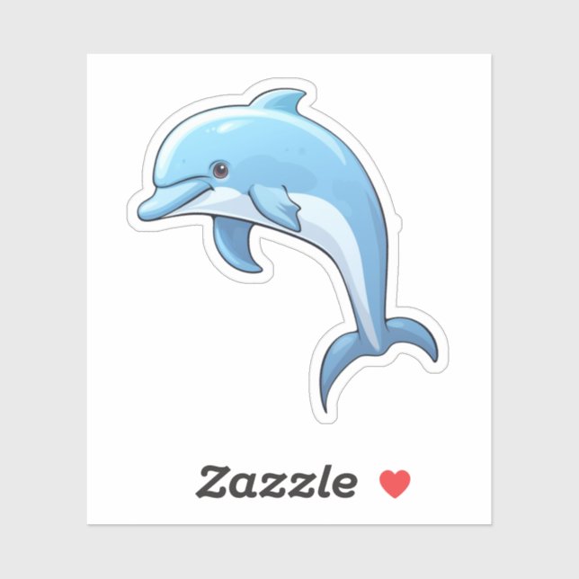 Cartoon dolphin illustration (Sheet)