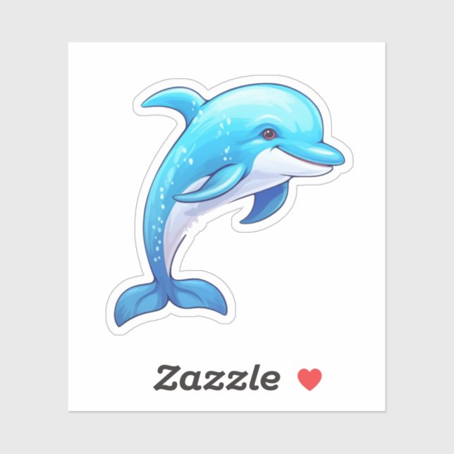 Cartoon dolphin illustration (Sheet)