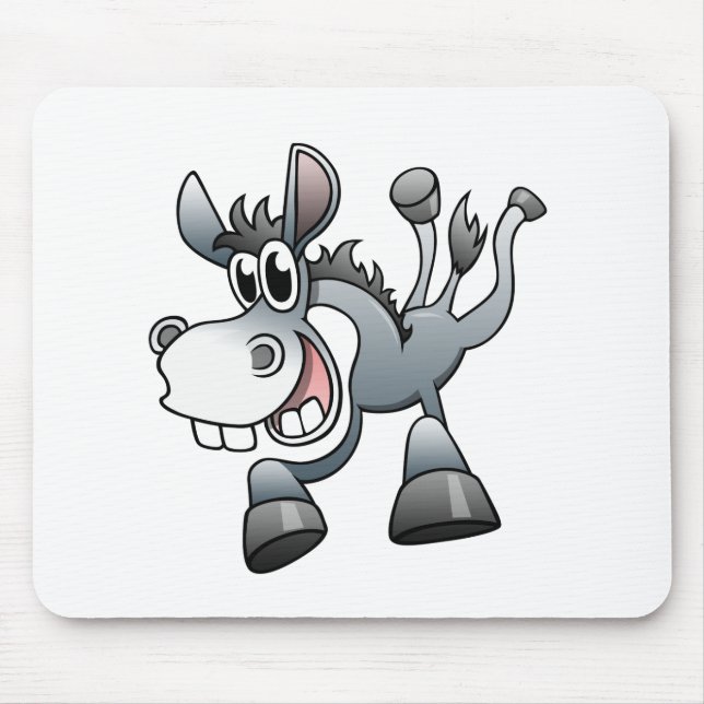 Cartoon Donkey Mouse Pad (Front)