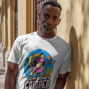 Cartoon Doughnut Camper T-Shirt
