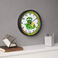 Cartoon Dragon fantasy wall clock