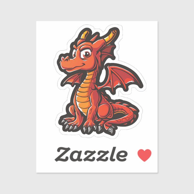 Cartoon dragon illustration (Sheet)