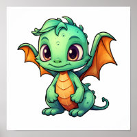 Cartoon dragon illustration