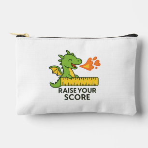 Cartoon Dragon Ruler Sticker – Cute School  Accessory Pouch