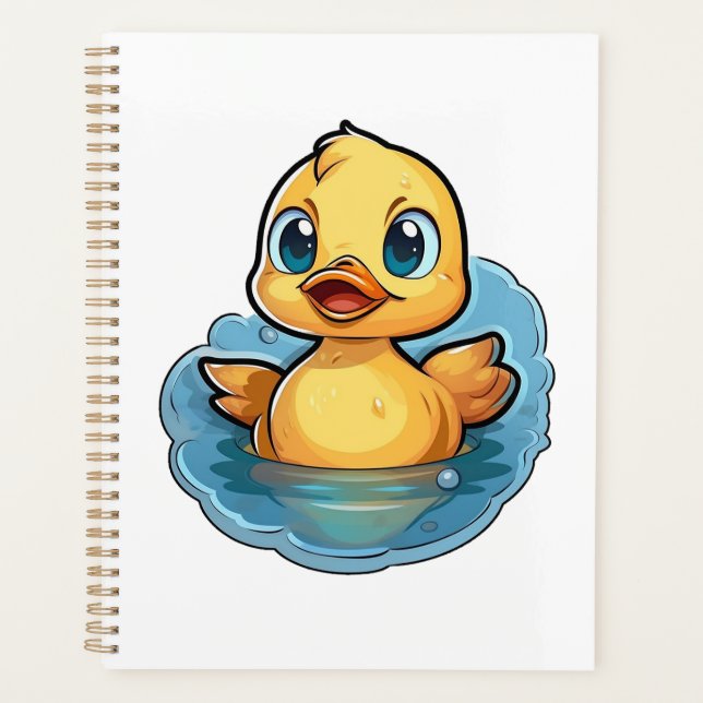 Cartoon duck illustration planner (Front)
