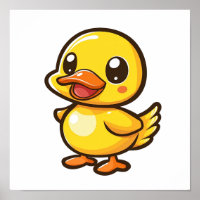 Cartoon duck illustration
