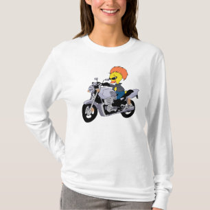 Cartoon duck on a cool motorcycle T-Shirt