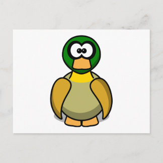 Cartoon Duck Postcard