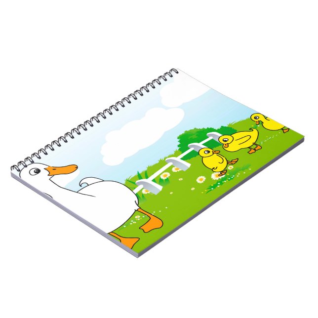 Cartoon Ducks Notebook (Left Side)
