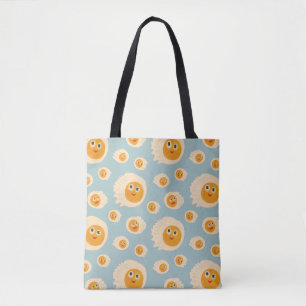 Cartoon Eggs Pattern Cute Food Tote Bag