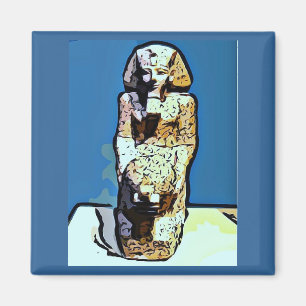 Cartoon Egyptian Statue Magnet