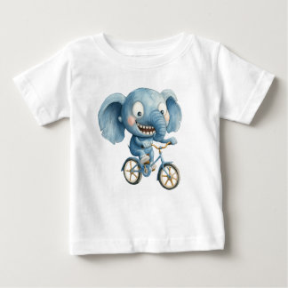 Cartoon elephant, Animal illustration Baby T-Shirt
