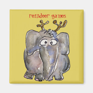 Cartoon Elephant Magnet