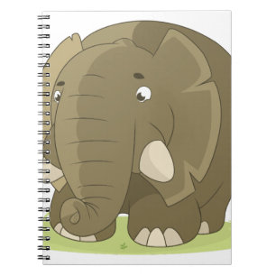 Cartoon Elephant Notebook