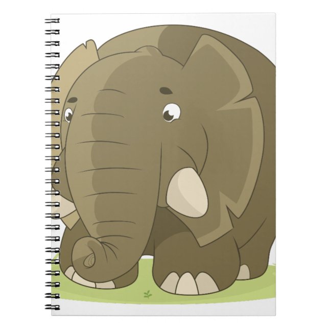 Cartoon Elephant Notebook (Front)