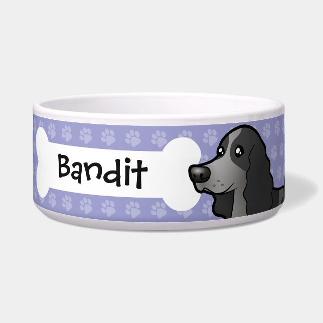 Cartoon English Cocker Spaniel (Front)