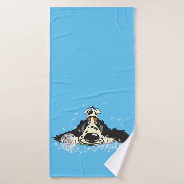 Cartoon English Cocker spaniel Bath Towel Set (Bath Towel)