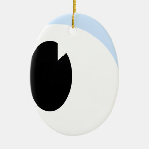 Cartoon Eye Christmas ornament