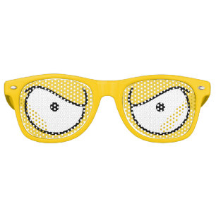 Cartoon Eyes Angry Yellow Sunglasses