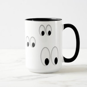 Cartoon Eyes Funny boss coffee mug