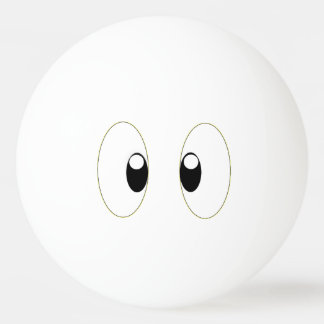 CARTOON EYES PING PONG BALL